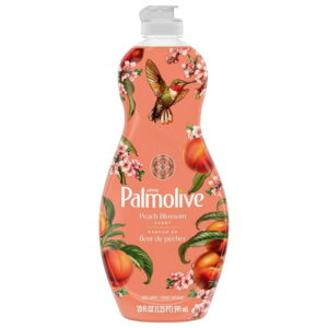 Palmolive Ultra Strength Liquid Dish Soap, Limited Edition, Peach Blossom, 591 mL Bottle, POL Seasonal 2 591ml