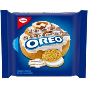 OREO Cinnamon Bun Sandwich Cookies, 261 g