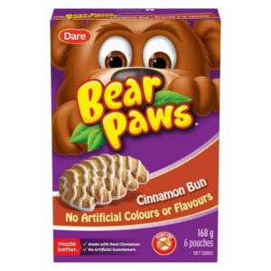 Bear Paws Cinnamon Bun 168g, Bear Paws Cinnamon Bun 168g