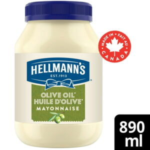 Hellmann's Olive Oil Mayonnaise, 890 mL, Olive Oil Mayonnaise