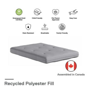 DHP Caden 6 Inch Futon Mattress, Full