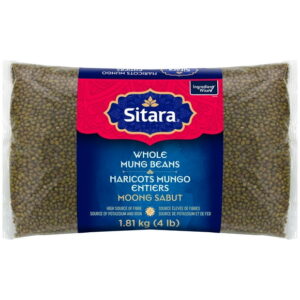 Sitara Whole Mung Beans, 1.81 kg (4 lb)