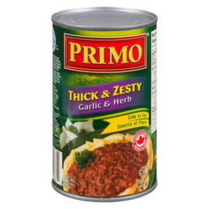 Primo Thick & Zesty Garlic and Herb Sauce, Gar and Her Sce
