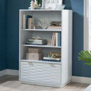 Sauder Morgan Main Bookcase, White, 434924