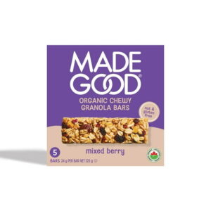 MadeGood Mixed Berry Granola Bars 5pk, 5 x 24 g
