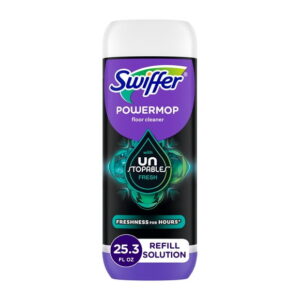 Swiffer PowerMop Floor Cleaning Solution with Unstopables Fresh Scent, ., 0.75L