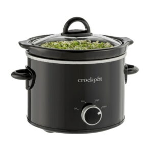 Crockpot 2-Quart Classic Slow Cooker, Small Slow Cooker, Black