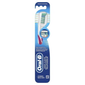 Oral-B Deep Clean Toothbrushes, Medium, 1 toothbrush