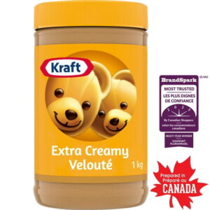 Kraft Extra Creamy Peanut Butter, 1kg