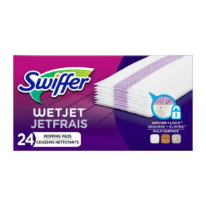 Swiffer WetJet Spray Mop Multi-Surface Floor Cleaner Pad Refill, 24CT