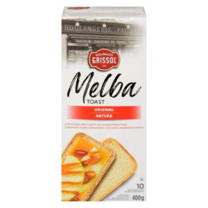 Boulangerie Grissol Melba Toast Plain, Dare, 400g