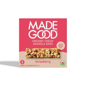 MadeGood Strawberry Granola Bars 5pk, 5 x 24 g