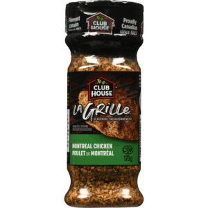 Club House La Grille Montreal Chicken Seasoning, 170 g, 170g