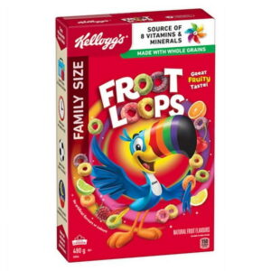 Kellogg's Froot Loops* Cereal Family Size, 480g, Froot Loops?? Cereal 480g