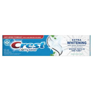Crest Complete Extra Whitening Clean Mint Toothpaste, 50 mL