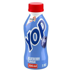 Yoplait Yop 1% Drinkable Yogurt, Blueberry, Yogurt Drink, 200 mL, 200 mL