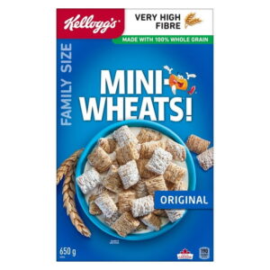 Kellogg's Mini-Wheats Cereal Original Family Size 650g, Kellogg's* Mini-Wheats* Cereal Original Family Size, 650g