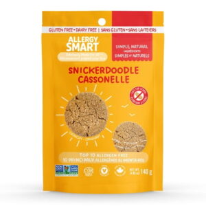 Allergy Smart Gluten Free Snickerdoodle Cookies, 140g Bag