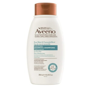 AVEENO Rose Water and Chamomile Sensitive & Soft Shampoo, 354 mL