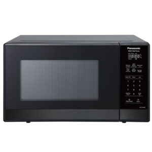 Panasonic NNSG448S Compact 0.9 cft. Microwave, Stainless Steel with Black Glass Door
