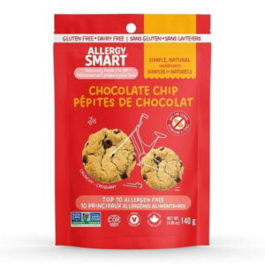 Allergy Smart Gluten Free Chocolate Chip Cookies, 140g Bag