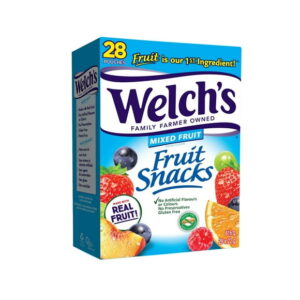 Welch's Fruit Snacks, Mixed Fruit, 28 Count Snack Box, Gluten Free, Snacks for Kids