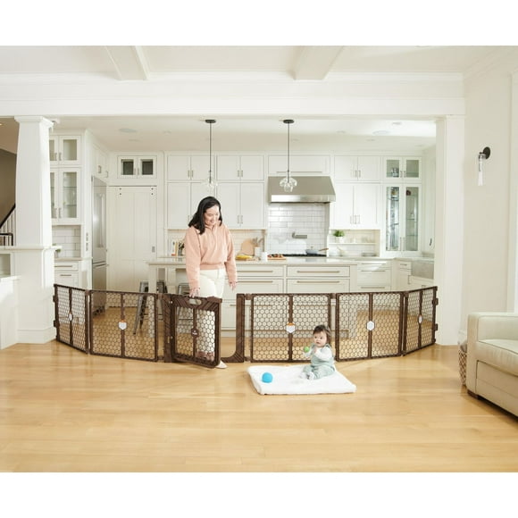 Regalo 2-in-1 Play Yard and Safety Gate with Door