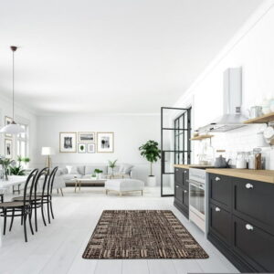 ECARPET Kitchen, Hallway, Laundry Room, Entrance, Kids Room, Bathroom Mat & Utility Rug, Non Slip Rubber Backing