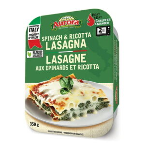 Aurora Lasagna Ricotta & Spinach 350GR, 350GR