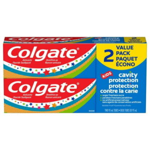 Colgate Kids Toothpaste Cavity Protection, Bubble Fruit, 95ml (2 Pack), 95ml
