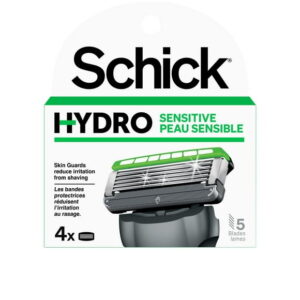 Schick Hydro Sensitive Skin Mens Razor Refills, 4 Razor Refills