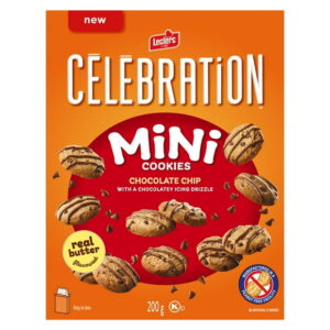 CELEBRATION CHOCOLATE CHIPS MIN.COOKIES, 200g each box