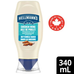 Hellmann’s Buttermilk Ranch Chicken Wing Mayonnaise Style Dip, 340ml