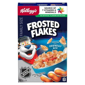 Kellogg's Frosted Flakes Cereal, Family Size, 580 g