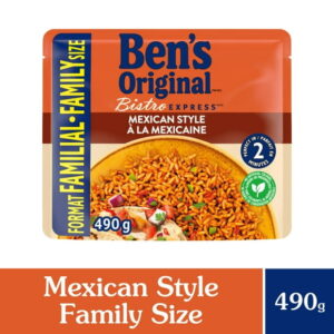 BEN'S ORIGINAL BISTRO EXPRESS Mexican Style Rice Side Dish, 490g Pouch, E-BISTRO BEN'S FS MEXICAN
