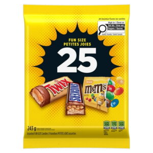 MARS Halloween Chocolate Candies, Assorted Fun Size, 25 Count