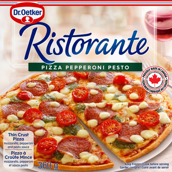 Dr. Oetker Ristorante Pepperoni Pesto Pizza, 360 g