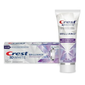 Crest 3D White Brilliance Toothpaste Vibrant Peppermint, 85ML