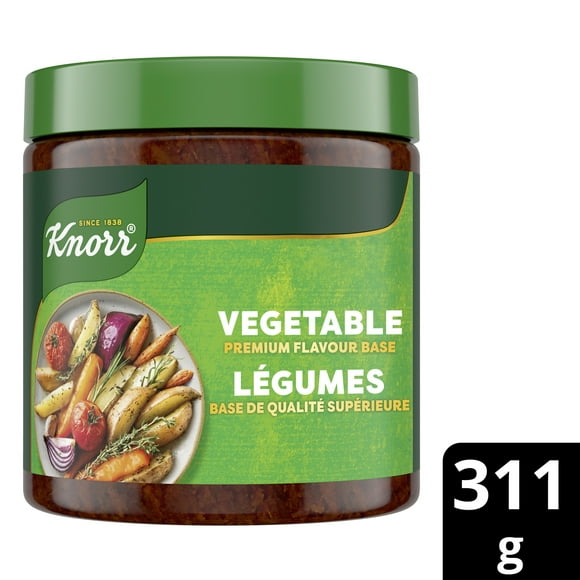 Knorr Premium Vegetable Flavour Bouillon Base Paste 311g | Versatile & Easy to Use, KNORR VEGETABLE FLAVOUR BASE