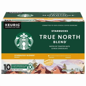 STARBUCKS® True North Blend® Blonde® Roast Ground Coffee K-Cup® Pods 10 ct Box, 10 EA
