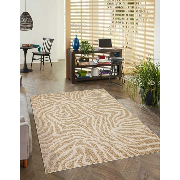 ECARPET Jute Style Area Rug for Bedroom, Living Room, Dining Room Zendaya Collection