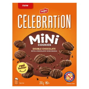 CELEBRATION DOUBLE CHOCOLATE MIN.COOKIES, 200g each box