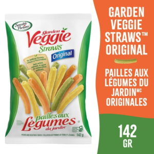 Sensible Portions® Veggie Straws, Original Flavour, Gluten-Free Chips, 142 Gram Bag