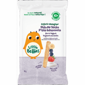 Little Bellies Organic Pick-Me Sticks Berry Yogurt Puffed Multigrain Snacks 10+ Months, 16gr, Little Bellies Organic Pick-Me Sticks Berry Yogurt Puffed Multigrain Snacks 10+ Months, 16gr