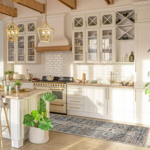 ECARPET Traditional Vintage Style Area Rug for Hallways, Bedroom and Living Room Bolivia Yalameh Collection