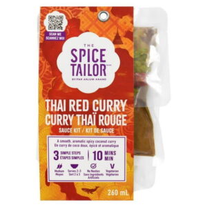 The Spice Tailor Thai Red Curry, Smooth, aromatic and spicy