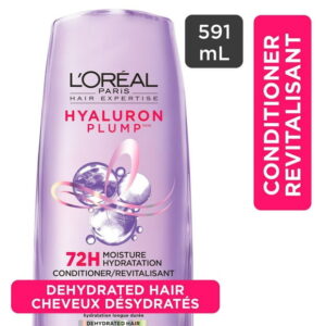 L'Oreal Paris Hair Expertise Hyaluron Plump Conditioner, with Hyaluronic Acid, 591 mL