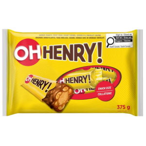 OH HENRY! Snack Size Candy Bars, 375g, 375g