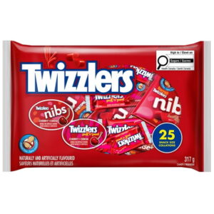TWIZZLERS Assorted Candy, 25ct, Twizzlers Assorted Candy, 317g