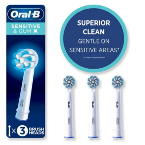 Oral-B Sensitive & Gum X X-Filament Replacement Brush Heads, 3CT